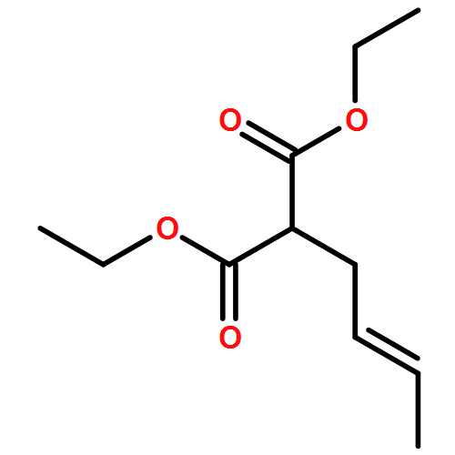 Propanedioic acid, 2-(2-buten-1-yl)-, 1,3-diethyl ester