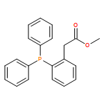 Benzeneacetic acid, 2-(diphenylphosphino)-, methyl ester