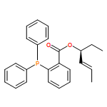 Benzoic acid, 2-(diphenylphosphino)-, (1S,2E)-1-ethyl-2-buten-1-yl ester