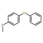 Benzene, 1-methoxy-4-(phenylseleno)-