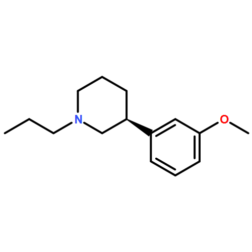 Piperidine, 3-(3-methoxyphenyl)-1-propyl-, (S)-