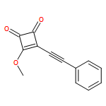 3-METHOXY-4-(2-PHENYLETHYNYL)CYCLOBUT-3-ENE-1,2-DIONE