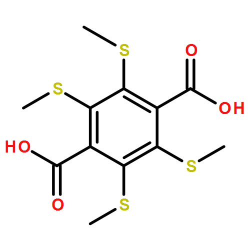1,4-Benzenedicarboxylic acid, 2,3,5,6-tetrakis(methylthio)-