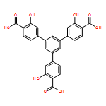 [1,1':3',1''-Terphenyl]-4,4''-dicarboxylic acid, 5'-(4-carboxy-3-hydroxyphenyl)-3,3''-dihydroxy-
