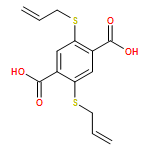 1,4-Benzenedicarboxylic acid, 2,5-bis(2-propen-1-ylthio)-
