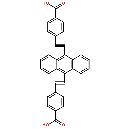 Benzoic acid, 4,4'-(9,10-anthracenediyldi-2,1-ethynediyl)bis-