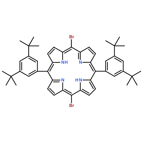 21H,23H-Porphine, 5,15-bis[3,5-bis(1,1-dimethylethyl)phenyl]-10,20-dibromo-