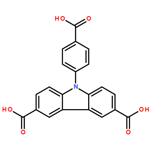 9H-Carbazole-3,6-dicarboxylic acid, 9-(4-carboxyphenyl)-