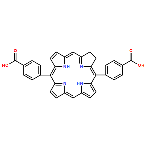 Benzoic acid, 4,4'-(7,8-dihydro-21H,23H-porphine-5,15-diyl)bis-