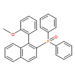 Phosphine oxide, [1-(2-methoxyphenyl)-2-naphthalenyl]diphenyl-, (-)-