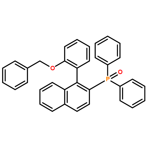 Phosphine oxide, diphenyl[1-[2-(phenylmethoxy)phenyl]-2-naphthalenyl]-, (-)-