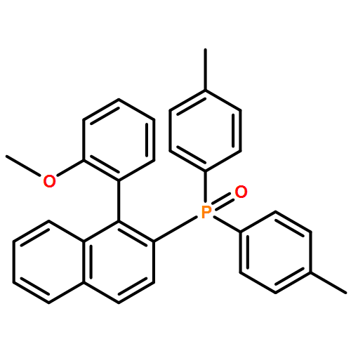 Phosphine oxide, [1-(2-methoxyphenyl)-2-naphthalenyl]bis(4-methylphenyl)-, (-)-