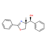 4-Oxazolemethanol, 4,5-dihydro-α,2-diphenyl-, (αS,4S)-