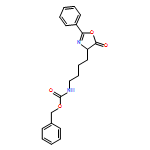 Carbamic acid, [4-(4,5-dihydro-5-oxo-2-phenyl-4-oxazolyl)butyl]-, phenylmethyl ester (9CI)