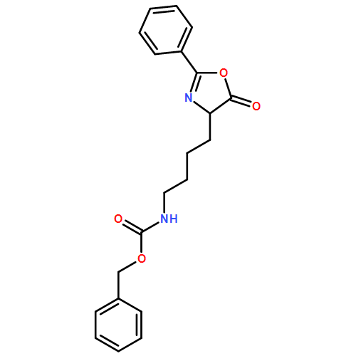 Carbamic acid, [4-(4,5-dihydro-5-oxo-2-phenyl-4-oxazolyl)butyl]-, phenylmethyl ester (9CI)
