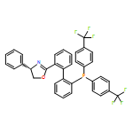 Oxazole, 2-[2'-[bis[4-(trifluoromethyl)phenyl]phosphino][1,1'-biphenyl]-2-yl]-4,5-dihydro-4-phenyl-, (4S)-