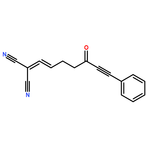 Propanedinitrile, 2-(5-oxo-7-phenyl-1-hepten-6-yn-1-ylidene)-