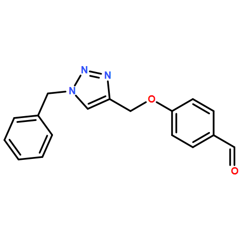 Benzaldehyde, 4-[[1-(phenylmethyl)-1H-1,2,3-triazol-4-yl]methoxy]-