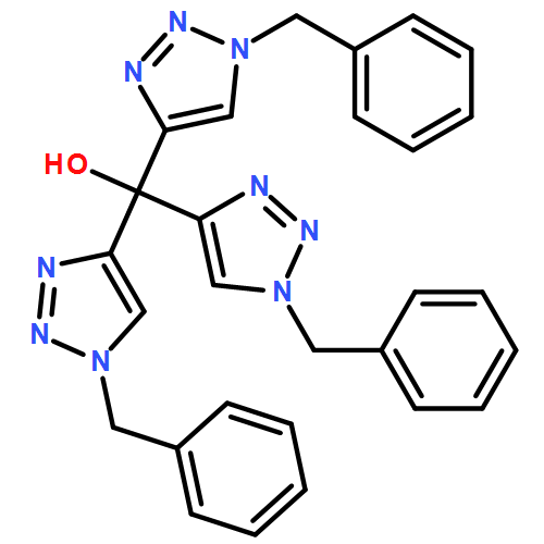 1H-1,2,3-Triazole-4-methanol, 1-(phenylmethyl)-α,α-bis[1-(phenylmethyl)-1H-1,2,3-triazol-4-yl]-