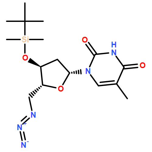 Thymidine, 5'-azido-5'-deoxy-3'-O-[(1,1-dimethylethyl)dimethylsilyl]-