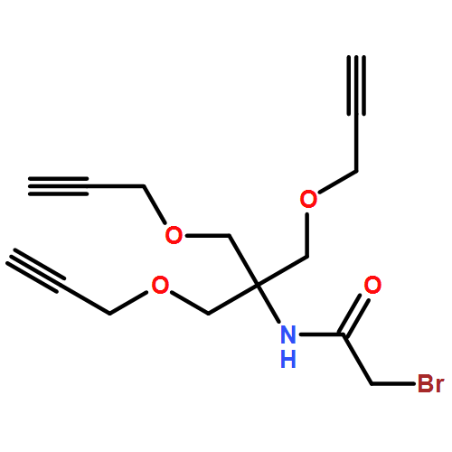 Acetamide, 2-bromo-N-[2-(2-propyn-1-yloxy)-1,1-bis[(2-propyn-1-yloxy)methyl]ethyl]-