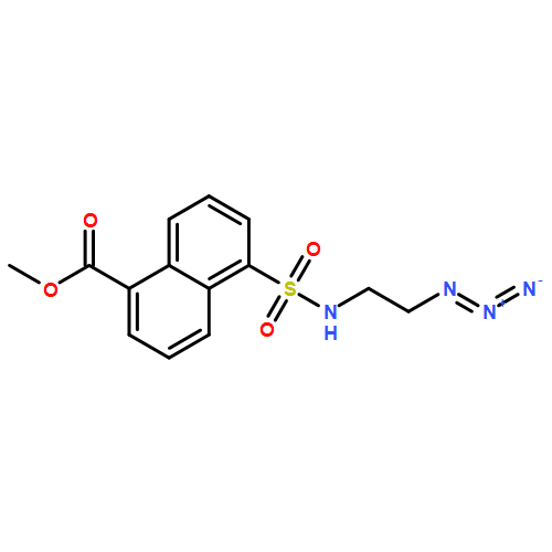 1-Naphthalenecarboxylic acid, 5-[[(2-azidoethyl)amino]sulfonyl]-, methyl ester