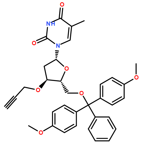Thymidine, 5'-O-[bis(4-methoxyphenyl)phenylmethyl]-3'-O-2-propyn-1-yl-