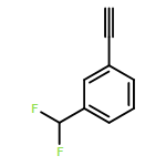 Benzene, 1-(difluoromethyl)-3-ethynyl-