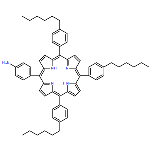 Benzenamine, 4-[10,15,20-tris(4-hexylphenyl)-21H,23H-porphin-5-yl]-