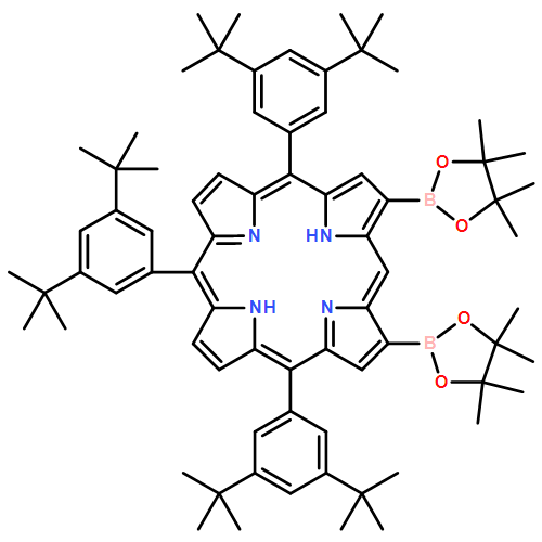 21H,23H-Porphine, 5,10,15-tris[3,5-bis(1,1-dimethylethyl)phenyl]-2,18-bis(4,4,5,5-tetramethyl-1,3,2-dioxaborolan-2-yl)-
