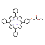 Acetic acid, 2-[4-(10,15,20-triphenyl-21H,23H-porphin-5-yl)phenoxy]-, ethyl ester