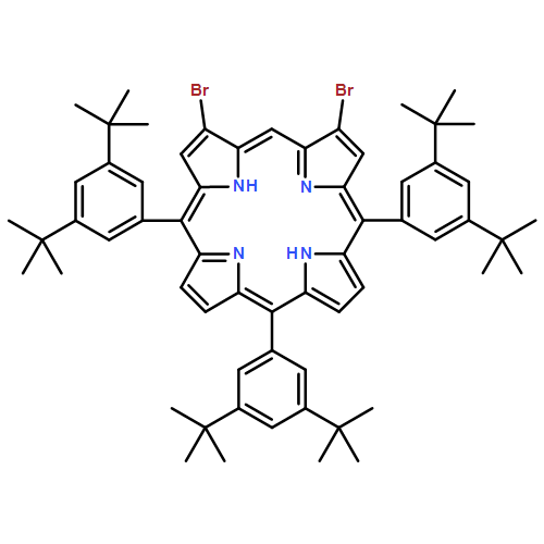 21H,23H-Porphine, 5,10,15-tris[3,5-bis(1,1-dimethylethyl)phenyl]-2,18-dibromo-