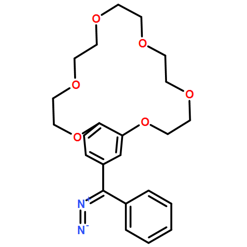 1,4,7,10,13,16-Benzohexaoxacyclooctadecin, 18-(diazophenylmethyl)-2,3,5,6,8,9,11,12,14,15-decahydro- (9CI)
