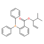 Benzoic acid, 2-(diphenylphosphino)-, 1-(1-methylethyl)-2-propen-1-yl ester
