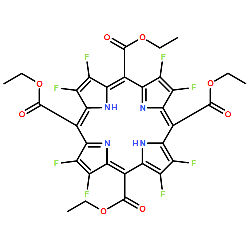 21H,23H-Porphine-5,10,15,20-tetracarboxylic acid, 2,3,7,8,12,13,17,18-octafluoro-, 5,10,15,20-tetraethyl ester