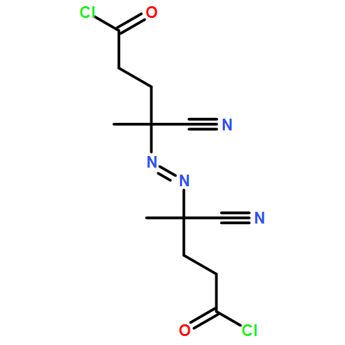 Pentanoyl chloride, 4,4'-(1,2-diazenediyl)bis[4-cyano-