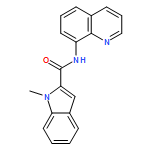 1H-Indole-2-carboxamide, 1-methyl-N-8-quinolinyl- 