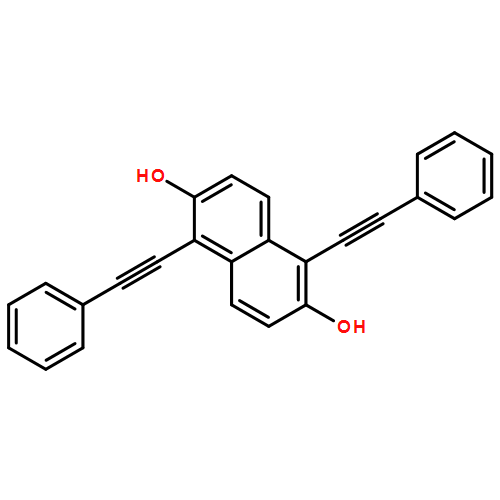 2,6-Naphthalenediol, 1,5-bis(2-phenylethynyl)- 