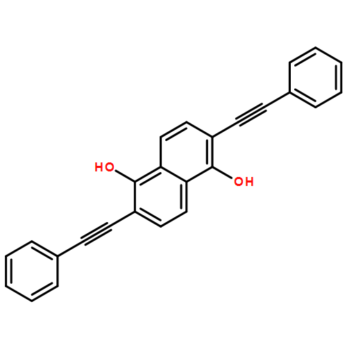 1,5-Naphthalenediol, 2,6-bis(2-phenylethynyl)- 