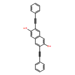 2,6-Naphthalenediol, 3,7-bis(2-phenylethynyl)- 