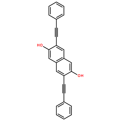 2,6-Naphthalenediol, 3,7-bis(2-phenylethynyl)- 