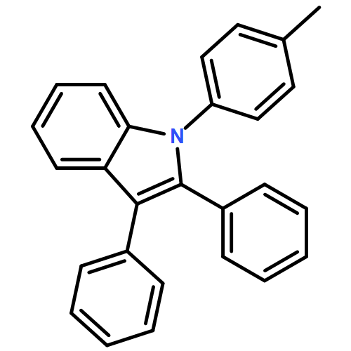 1H-Indole, 1-(4-methylphenyl)-2,3-diphenyl- 