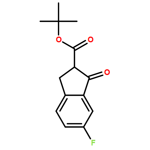 1H-Indene-2-carboxylic acid, 6-fluoro-2,3-dihydro-1-oxo-, 1,1-dimethylethyl ester 