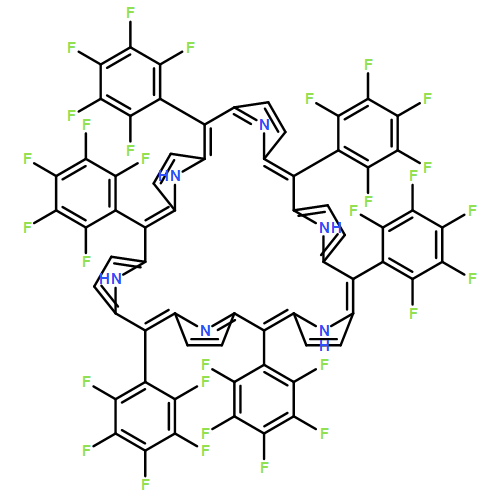 31,32,33,34,35,36-Hexaazaheptacyclo[26.2.1.13,6.18,11.113,16.118,21.123,26]hexatriaconta-1(31),2,4,6,8,10,12,14,16(34),17,19,21,23,25,27,29-hexadecaene, 2,7,12,17,22,27-hexakis(2,3,4,5,6-pentafluorophenyl)- 