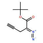 4-Pentynoic acid, 2-diazo-, 1,1-dimethylethyl ester 
