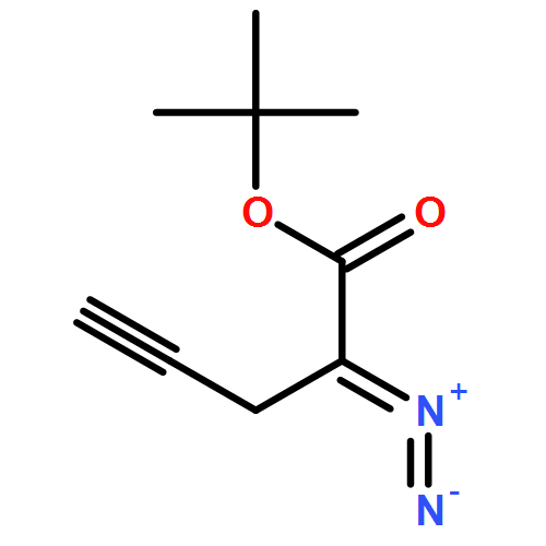 4-Pentynoic acid, 2-diazo-, 1,1-dimethylethyl ester 