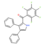 Methanone, (3,4-diphenyl-1H-pyrrol-2-yl)(2,3,4,5,6-pentafluorophenyl)- 