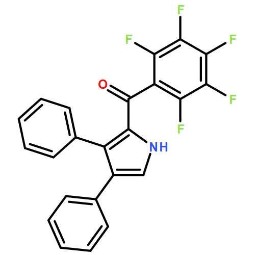 Methanone, (3,4-diphenyl-1H-pyrrol-2-yl)(2,3,4,5,6-pentafluorophenyl)- 