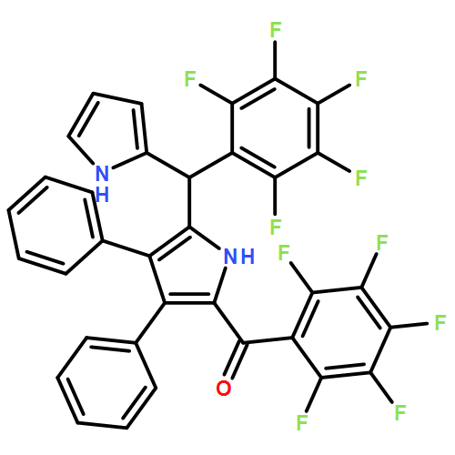 Methanone, (2,3,4,5,6-pentafluorophenyl)[5-[(2,3,4,5,6-pentafluorophenyl)-1H-pyrrol-2-ylmethyl]-3,4-diphenyl-1H-pyrrol-2-yl]- 