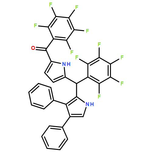 Methanone, [5-[(3,4-diphenyl-1H-pyrrol-2-yl)(2,3,4,5,6-pentafluorophenyl)methyl]-1H-pyrrol-2-yl](2,3,4,5,6-pentafluorophenyl)- 